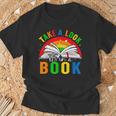 Take A Look It's In A Book Retro Groovy Reading Books Lovers T-Shirt Gifts for Old Men Take A Look It's In A Book Retro Groovy Reading Books Lovers T-Shirt Gifts for Old Men