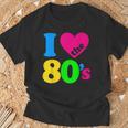 I Love The 80'S 80年代パーティードレスレトロ1980年代テーマ Tシャツ 高齢者への贈り物