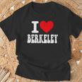 I Love Berkeley California Heart お土産 Ca City Pride Tシャツ 高齢者への贈り物
