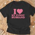 I Love My Husband · I Heart My Husbandalentines Day Tシャツ 高齢者への贈り物