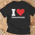 I Love Philippines I Heart Philippines 家族旅行 Tシャツ 高齢者への贈り物