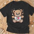 I Love Tsurumi Teddy Bear 鶴見テディベアが大好き Tシャツ 高齢者への贈り物