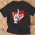 I Love You 手話 Asl Peak Languages Tシャツ 高齢者への贈り物