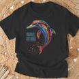 Manuel Antonio コスタリカ ティー ビーチ サーフ バケーション イルカ Tシャツ 高齢者への贈り物