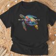 Manuel Antonio コスタリカ ティー ビーチ サーフ バケーション ウミガメ Tシャツ 高齢者への贈り物