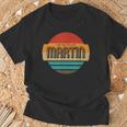 Martin 名称 レトロ・ヴィンテージ・サンセット 限定版 Tシャツ 高齢者への贈り物