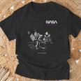 Nasaアポロミッション最初の月面着陸1969年7月20日レトロ Tシャツ 高齢者への贈り物