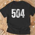 New Orleans 504 Area Code Tシャツ 高齢者への贈り物