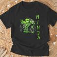 Ninja Motorradportbike T-Shirt Geschenke für alte Männer