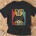 Niños 11 Cumpleaños Niño Niña 11 Años Gaming Controller Gamer Camiseta unisex Regalos para ancianos