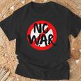 No War、アンチウォーデーストップサイン、スプレーペイント、No War。 Tシャツ 高齢者への贈り物