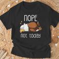 Nope Not Todayleeping American Bald Eagle Nap Early Bird Tシャツ 高齢者への贈り物