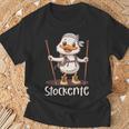 Nordic Walking Mit Humor Lustigetockente T-Shirt Geschenke für alte Männer