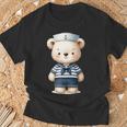Oso Marinero Para Niños Niñas Niños Camiseta unisex Regalos para ancianos