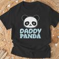 Papà Panda Bear Papà Festa Del Papà Panda Maglietta Regalos para ancianos