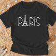 Paris Love France エッフェル塔tシャツ Tシャツ 高齢者への贈り物