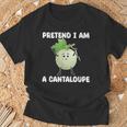 Pretend I Am A Cantaloupe メロン コスチューム マスクメロン Tシャツ 高齢者への贈り物