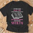 If You Can Read This Book Lovers Novel Reading T-Shirt Gifts for Old Men