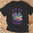 Read More Books Floral Book Reader Art Reading Lover Quote T-Shirt Gifts for Old Men Read More Books Floral Book Reader Art Reading Lover Quote T-Shirt Gifts for Old Men