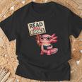 Read More Books Teacher Librarian Reading Women Men T-Shirt Gifts for Old Men