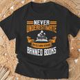 Reading Banned Books Old Man Saying Reader Book Bans Men T-Shirt Gifts for Old Men Reading Banned Books Old Man Saying Reader Book Bans Men T-Shirt Gifts for Old Men