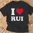 Red Heart I Love Rui Tシャツ 高齢者への贈り物