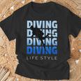 Scuba Diving Gearcuba Diving Equipment Dive Tシャツ 高齢者への贈り物