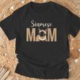 Siamese Cat Mom Siamese Owner Siamese Cat Lover T-Shirt Gifts for Old Men