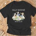 Silly Goose-Book Club Goose Reader Lover Bookish T-Shirt Gifts for Old Men Silly Goose-Book Club Goose Reader Lover Bookish T-Shirt Gifts for Old Men