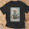 Skeleton Gymnastics Mom Tarot Card Sports Gymnast Women T-Shirt Gifts for Old Men