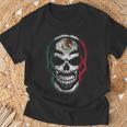 Skull Mexican Flag Mexicopraytyleintage Tシャツ 高齢者への贈り物