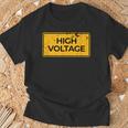 Snirt 高電圧tシャツ 高電圧 高電圧 Tシャツ 高齢者への贈り物