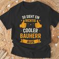 Soieht Ein Richtig Cooler Bauherr Aus T-Shirt Geschenke für alte Männer