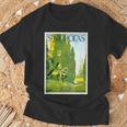 St ニコラス騎士 城 ジュスト王国 歴史兵士 Tシャツ 高齢者への贈り物