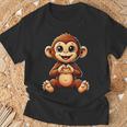Süßes Äffchen Mit Herzsymbol T-Shirt Geschenke für alte Männer