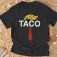 TACO トランプズ・オールウェイズ・チキン・アウト・タコス Tシャツ 高齢者への贈り物