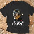 This Is Love And Tan チワワ犬 長袖tシャツ Tシャツ 高齢者への贈り物