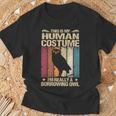 This Is My Human コスチューム I'm Really A Burrowing Owl 長袖tシャツ Tシャツ 高齢者への贈り物