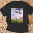 Ufo 誘拐ユニコーン Tシャツ 高齢者への贈り物