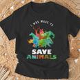 Uneterinario Paraalvar A Un Animal Rescatado Como Camiseta unisex Regalos para ancianos