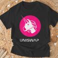 Uniswap Dex、Crypto Defi、分散型アプリケーション交換 Tシャツ 高齢者への贈り物