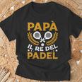 Uomo Papà Il Re Del Padel Maglietta Regalos para ancianos