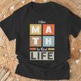 I Use Math In Real Life 面白い 数学者 先生 学生 Tシャツ 高齢者への贈り物