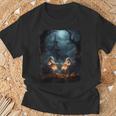 Vintage Boo Halloween Camping Reading Teacher Books Ghost T-Shirt Gifts for Old Men