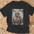Vintage Girl Magazin Portada Modeloexy Pin-Up In Mangas Camiseta unisex Regalos para ancianos
