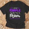 I Wear Purple For Mom Pancreatic Cancer Awareness Family T-Shirt Gifts for Old Men I Wear Purple For Mom Pancreatic Cancer Awareness Family T-Shirt Gifts for Old Men
