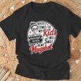 When It Comes To My Child I Smile Hot Skeleton Mom T-Shirt Gifts for Old Men