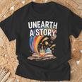 Women's Unearth A Story Rainbow Treasure Book Summer Reading 2026 T-Shirt Gifts for Old Men Women's Unearth A Story Rainbow Treasure Book Summer Reading 2026 T-Shirt Gifts for Old Men
