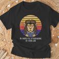 In A World Full Of Bookworms Be A Book Lion Dragon Reading T-Shirt Gifts for Old Men