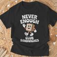 おもしろクラブサンドイッチまたはクラブサンドイッチ レトロ Tシャツ 高齢者への贈り物